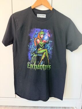 Marvel Enchantress Graphic Tee – Black Villain Tee – Iconic Graphic – Size Small